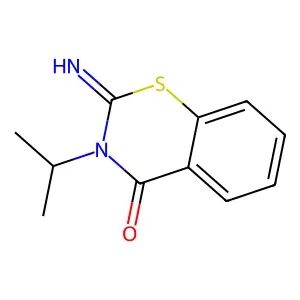 2-Imino-3-propan-2-yl-1,3-benzothiazin-4-one structure