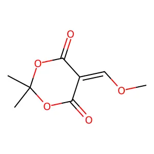 5-(Methoxymethylene)-2,2-dimethyl-1,3-dioxane-4,6-dione structure