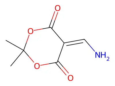 5-(Aminomethylene)-2,2-dimethyl-1,3-dioxane-4,6-dione structure
