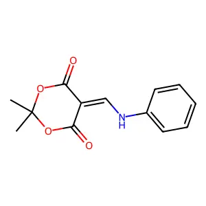 5-(Anilinomethylene)-2,2-dimethyl-1,3-dioxane-4,6-dione structure