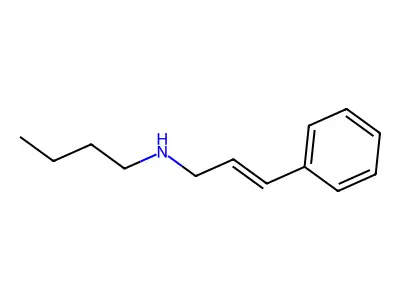 1-Butanamine, N-(3-phenyl-2-propenyl)- structure
