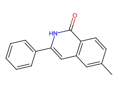 6-Methyl-3-phenyl-1(2h)-isoquinolinone structure