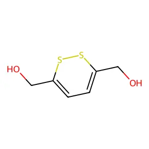 [6-(Hydroxymethyl)dithiin-3-yl]methanol structure