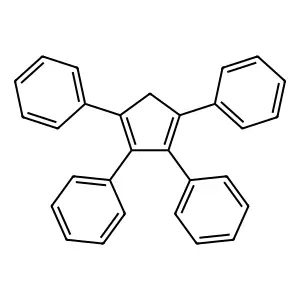 1,2,3,4-Tetraphenylcyclopenta-1,3-diene structure