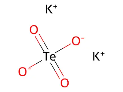 碲酸钾 structure