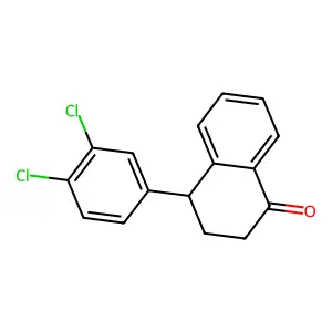 4-(3,4-Dichlorophenyl)-3,4-dihydro-1(2H)-naphthalenone structure