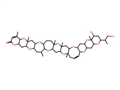 Brevetoxin 9 structure
