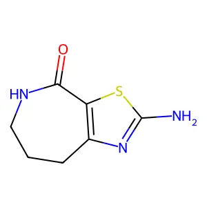2-amino-4H,5H,6H,7H,8H-(1,3)thiazolo(5,4-c)azepin-4-one structure