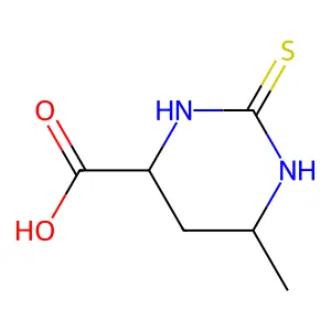 6-Methyl-2-thioxo-hexahydropyrimidine-4-carboxylic acid structure