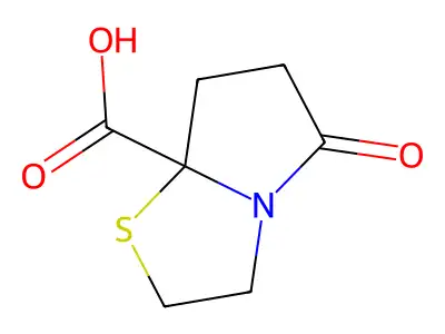 5-Oxo-hexahydropyrrolo[2,1-b][1,3]thiazole-7a-carboxylic acid structure
