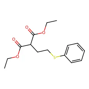 Diethyl [2-(phenylthio)ethyl]malonate structure