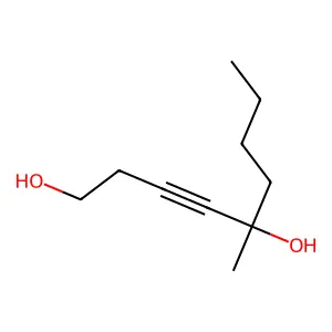 3-Nonyne-1,5-diol, 5-methyl- structure