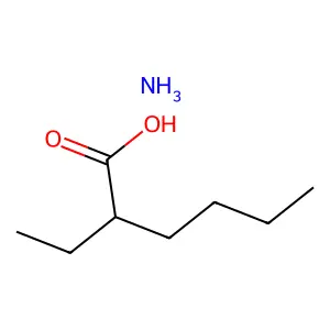 2-乙基己酸铵 structure