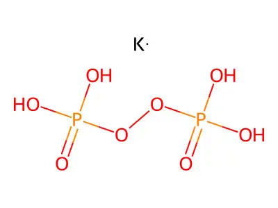 过二磷酸四钾 structure