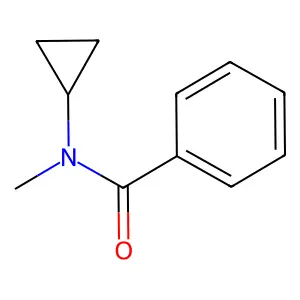N-环丙基-N-甲基苯甲酰胺 structure