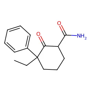 3-乙基-2-氧代-3-苯基环己烷-1-甲酰胺 structure