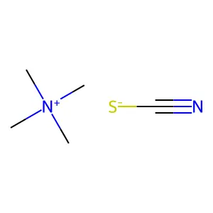 四甲基硫氰酸铵 structure