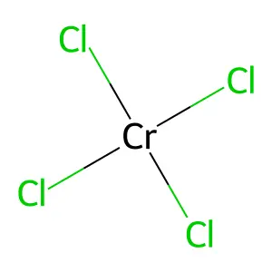 四氯化铬 structure