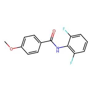 N-(2,6-difluorophenyl)-4-methoxybenzamide structure