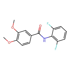N-(2,6-difluorophenyl)-3,4-dimethoxybenzamide structure