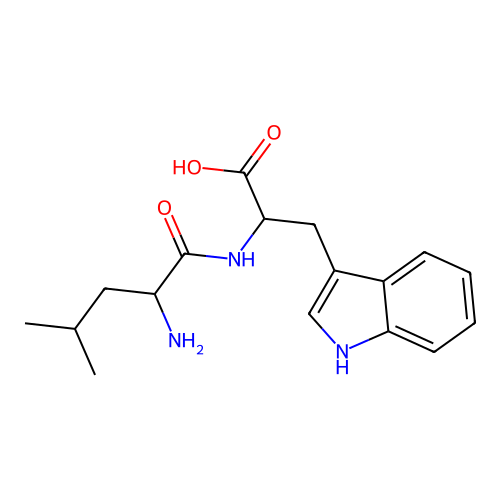N-(2-Amino-1-hydroxy-4-methylpentylidene)tryptophan structure