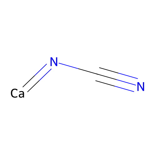 氰氨化鈣 structure