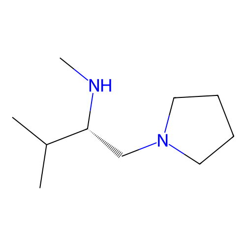 (S)-N,3-Dimethyl-1-(pyrrolidin-1-YL)butan-2-amine structure