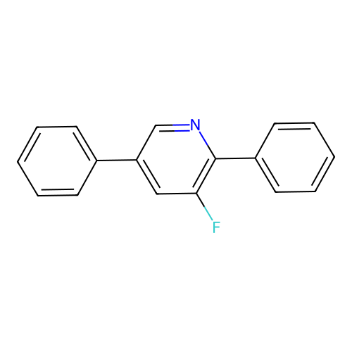 3-Fluoro-2,5-diphenylpyridine structure
