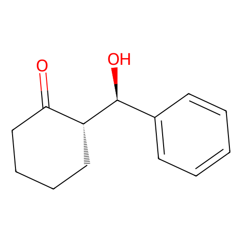 (2S)-2-[(R)-hydroxy(phenyl)methyl]cyclohexan-1-one structure