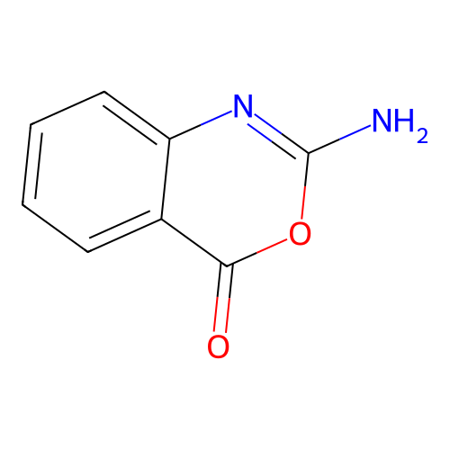2-amino-4H-3,1-benzoxazin-4-one structure