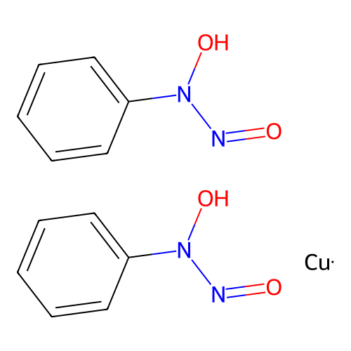 铜;双(N-羟基-N-苯基亚硝酸胺) structure