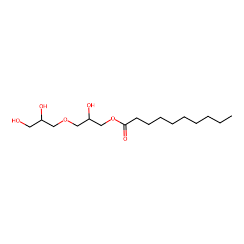 Polyglyceryl-2 Caprate structure