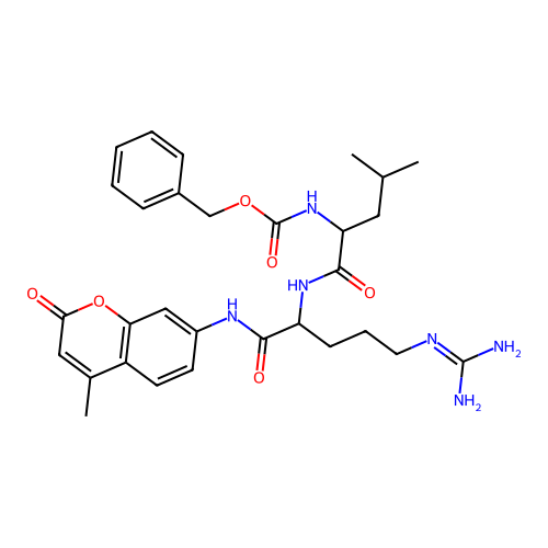 Z-Leu-Arg-AMC.HCl structure