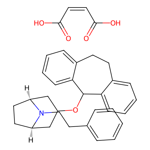 C30H33NO.C4H4O4 structure