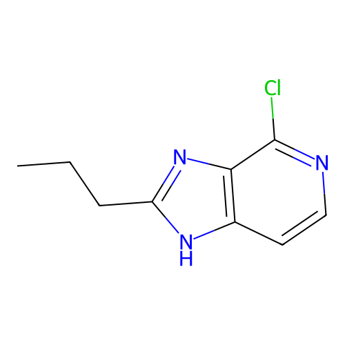 4-chloro-2-propyl-1H-imidazo[4,5-c]pyridine structure