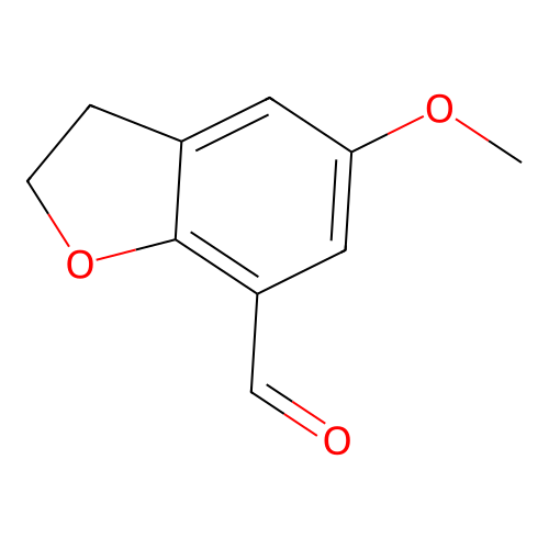 5-Methoxy-2,3-dihydro-1-benzofuran-7-carbaldehyde structure