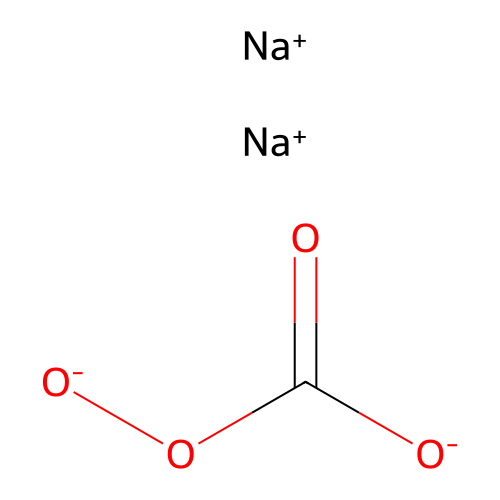 Carbonoperoxoic acid, disodium salt structure