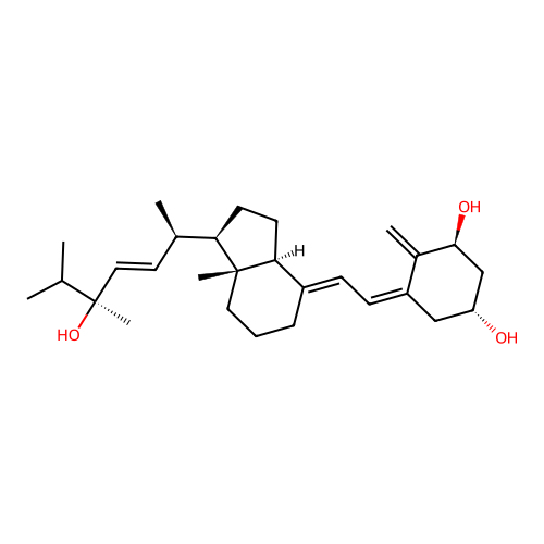 1alpha,24S-Dihydroxyvitamin D2 structure