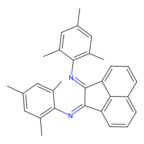 Benzenamine, N,N'-1,2-acenaphthylenediylidenebis[2,4,6-trimethyl- structure