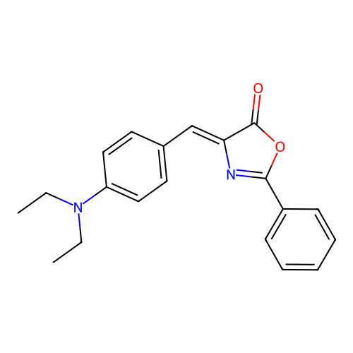 4-[[4-(Diethylamino)phenyl]methylidene]-2-phenyl-1,3-oxazol-5-one structure