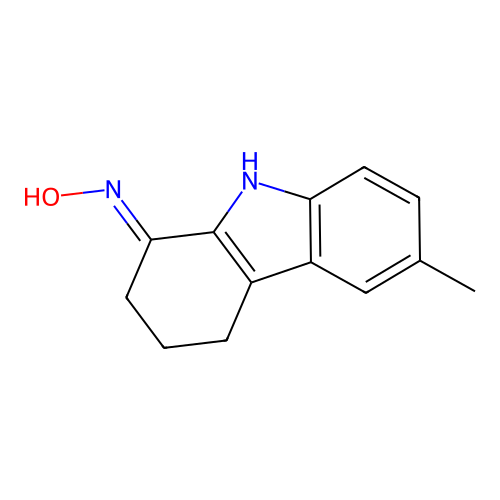 6-Methyl-2,3,4,9-tetrahydrocarbazol-1-one oxime structure