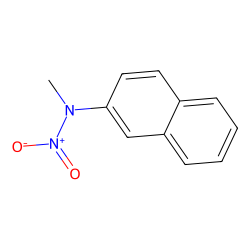 N-甲基-N-萘-2-ylnitr酰胺 structure