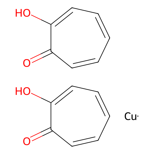 Copper, bis(tropolonato)- structure