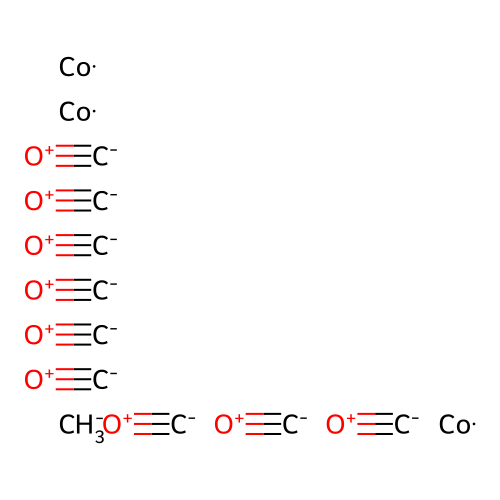 甲爪基九羰基三钴 structure