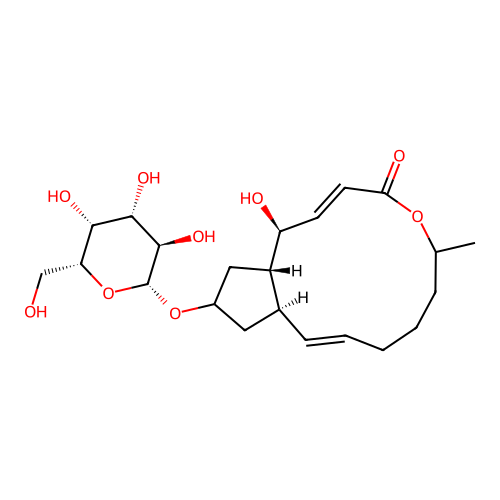 7-O-(Galactosyl)brefeldin A structure