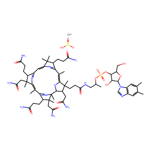Sulfitocobalamin structure