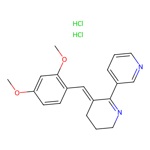3-(2,4-Dimethoxybenzylidene)Anabaseine structure