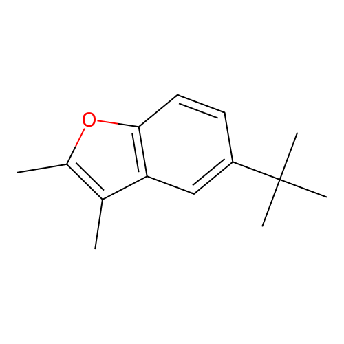 5-Tert-butyl-2,3-dimethyl-1-benzofuran structure