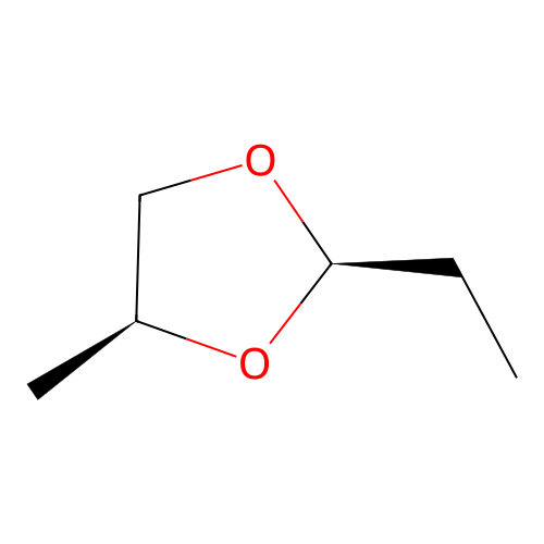 (2R,4S)-2-ethyl-4-methyl-1,3-dioxolane structure
