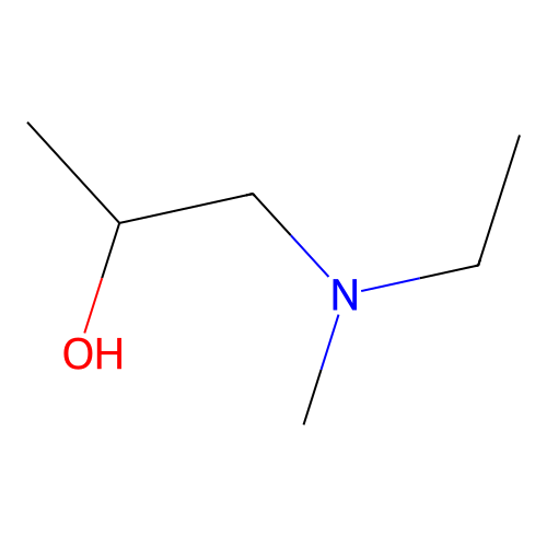 1-[Ethyl(methyl)amino]propan-2-ol structure
